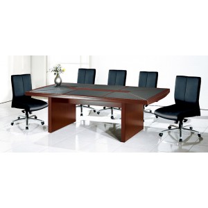 全木皮優質會議桌 4×8(尺)