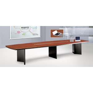 全木皮優質船型會議桌系列