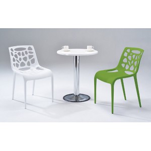 菲力造型時尚洽談椅 綠色 (PP成型/座高47公分)