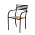 鐵製塑木休閒椅