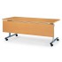 2×6尺(木紋) 檯面可掀式會議桌、自動前擋