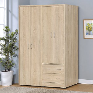 灰白橡木4尺衣櫃(C03+C02)